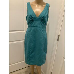 Elie Tahari For Nordstrom Dress Size 8 Women’s Sleeveless Lined Turquoise